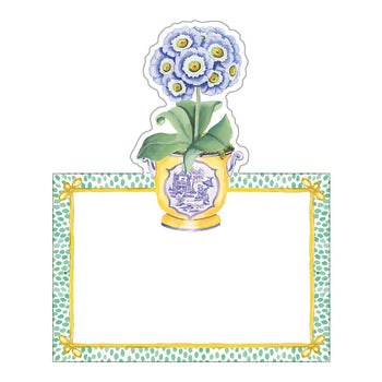 Caspari Place Cards: Primrose Die-Cut